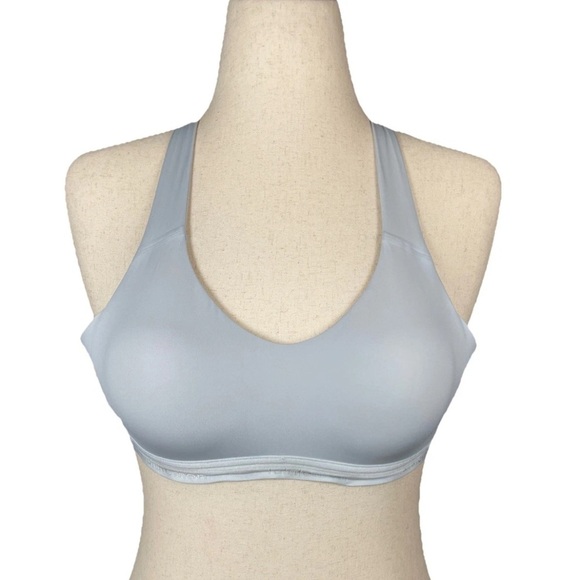 Lululemon Up For It Bra Sports Bra Size 32B In Light Blue Racerback - Picture 1 of 8